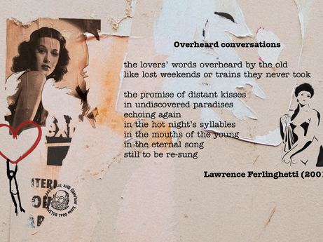 Lawrence Ferlinghetti - Overhead conversations - Image en taille réelle, .JPG 304Ko (fenêtre modale)
